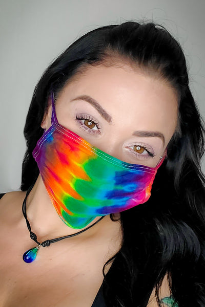 Rainbow Original Tie Dyed Face Mask