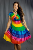 Bright Rainbow Swirl Perfect Dress