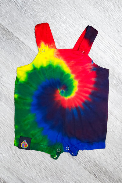Rainbow Swirl Infant Overall Romper