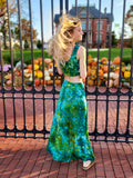 Private Island Green Jersey Knit Maxi Skirt