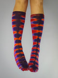 Purple Tiger Bamboo Socks