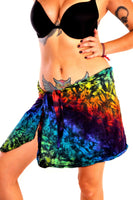 Midnight Rainbow Cotton Top/Skirt