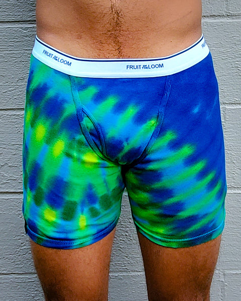 Blue and Green Boxer Briefs – Dimple's Dyes